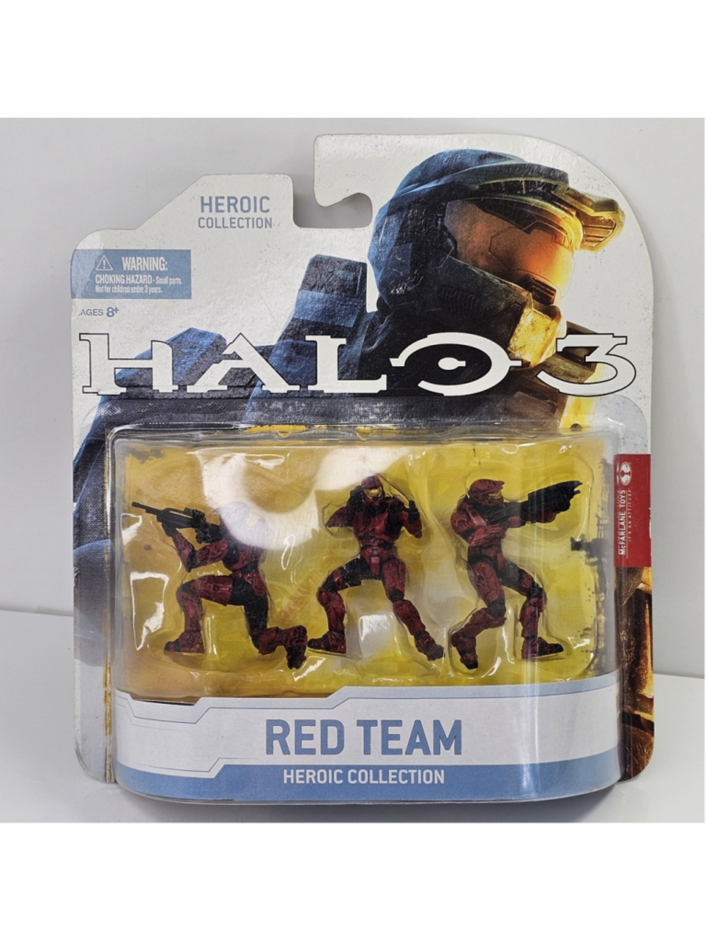 SEALED Mcfarlane Toys Halo 3 Heroic Collection Red Team 3 Pack Action Figures